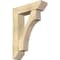 Ekena Millwork Westlake Slat Rough Sawn Bracket w/ Offset Brace, Douglas Fir, 8"W x 30"D x 42"H BKT0806X30X42WTL06RDF - alternate 1